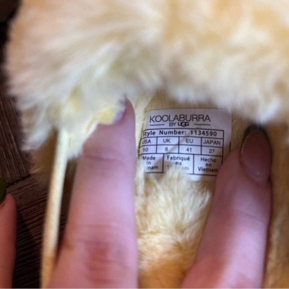 Koolaburra ugg yellow sling back slides - Picture 8 of 9